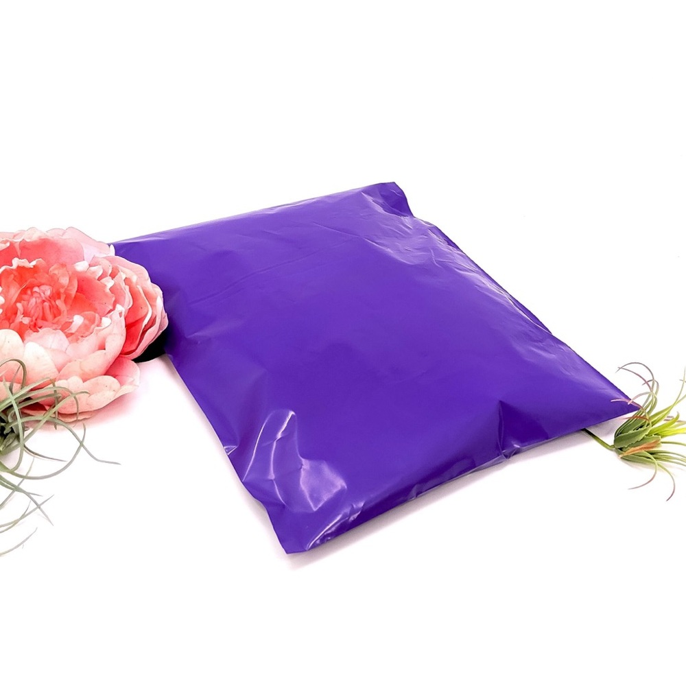 25 10X13 Poly Mailers Purple PRICE IS FIRM - Picture 6 of 9